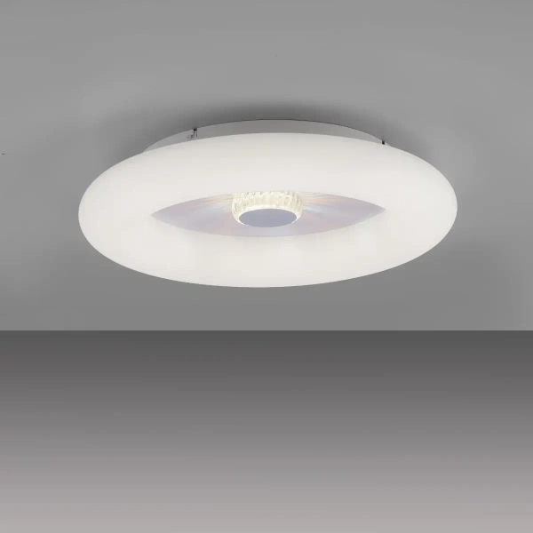 Plafon sufitowy VERTIGO biały glamour LED 30W 2700-5000K z pilotem regulowana barwa 14383-16