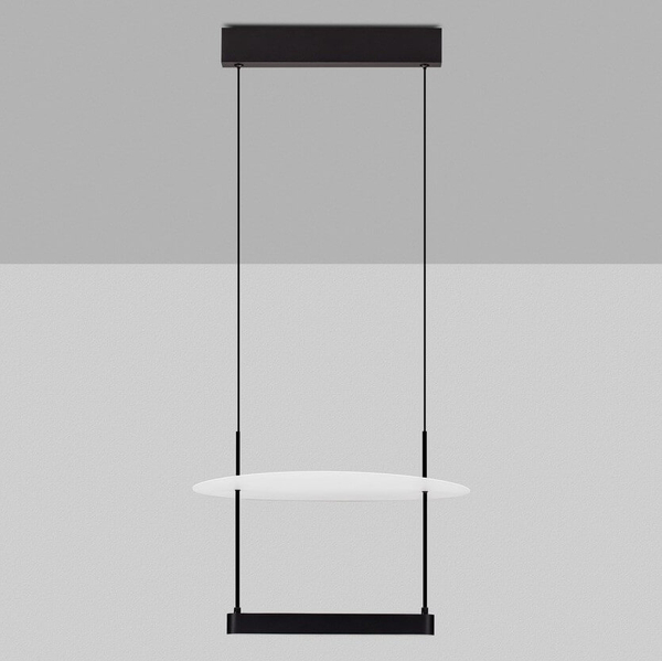 Lampa wisząca TIRAQUE LE44632 LED 29W 2700K na listwie czarna biała
