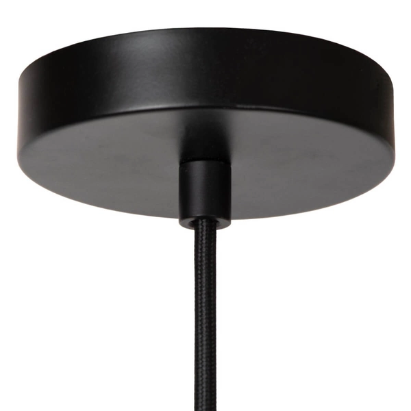 Lampa wisząca abażurowa Jessica 10421/30/30 tkanina czarna