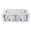 Wpust LAMPA sufitowa DOWNLIGHT 9574 Nowodvorski wpuszczana OPRAWA prostokątna do zabudowy biała