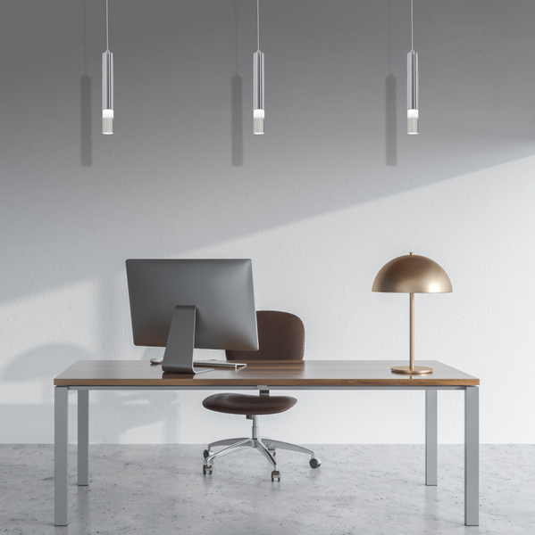 LAMPA wisząca ICE ML321 Milagro zwis OPRAWA tuba sopel LED 5W 4000K chrom