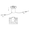 Spot gruntowy Garden 108536 Markslojd LED 6W 3000K IP44 okrągły czarny