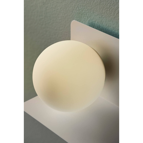 Lampa ścienna kulista LILIBETH 2312931001 z półką biała