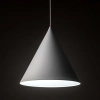 Lampa wisząca stożkowa CONO 10009 salonowa biały