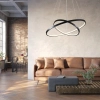 Salonowa lampa wisząca LEA 329172 LED 40W 4000K ringi czarne