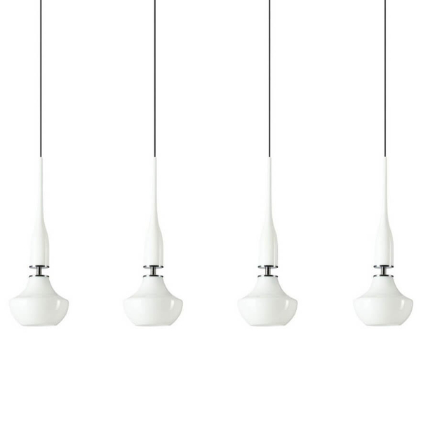 Wielopunktowa lampa wisząca Tasos AZ0884 metalowa biała