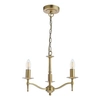 Świecznikowa lampa wisząca Marble MAR5345-EH Dar Lighting regulowana do jadalni złota