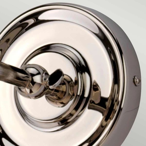 Metalowy kinkiet ścienny Provence PV1-PN Elstead polerowany nikiel