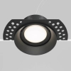 Wpuszczana lampa sufitowa Dot DL042-01-RD-B oczko okrągłe czarne