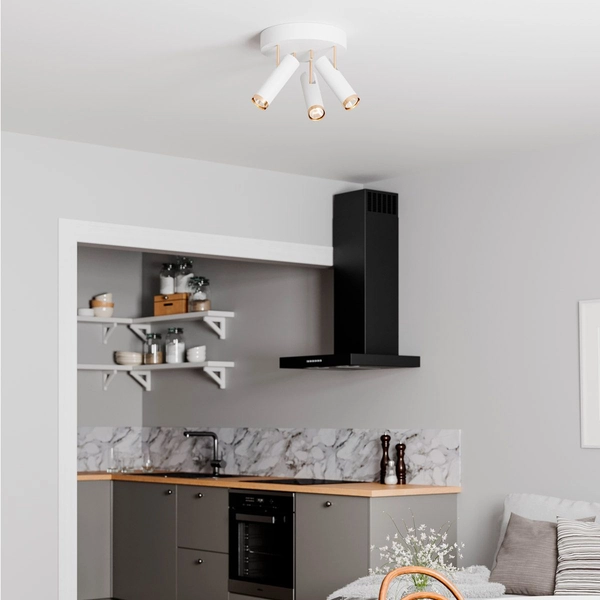 Lampa sufitowa Plus 4201600-5002 regulowane tuby do sypialni białe