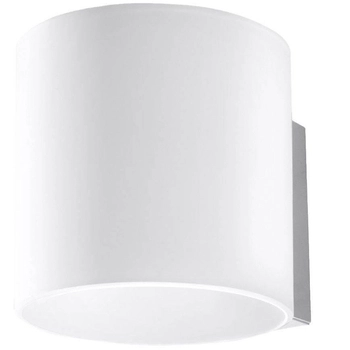 Kinkiet LAMPA ścienna SL.0211 szklana OPRAWA tuba biała