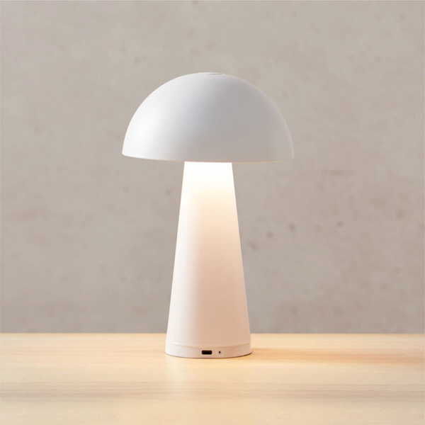 Lampka stojąca grzybek Fungi 108656 Markslojd IP44 metalowy biały