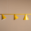 Lampa nad wyspę wisząca Form1108L14 Aldex 4-punktowa żółta