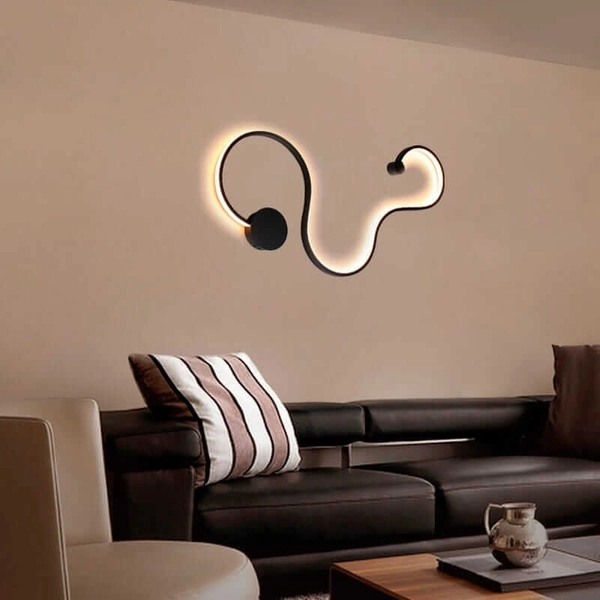 Nowoczesny kinkiet ścienny Linea ABR-MKL40W Abruzzo LED 40W 3000K czarny