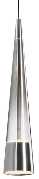 Lampa wisząca stożek Sintesi P090PL-L12CH3K LED 12W chrom