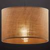 Lampa wisząca jutowa Juta 6580 TK Lighting okrągła metalowa brązowa