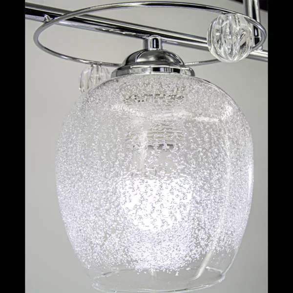 Kryształowa lampa sufitowa 8821/2 8C salonowa chrom