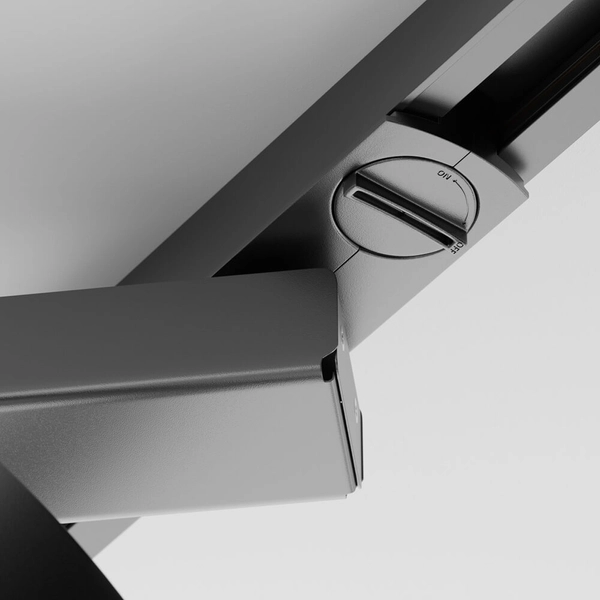 Sufitowa lampa szynowa jednofazowa Rim TR044-1-12W4K-B LED 12W 4000K czarna