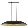 Lampa wisząca z żywicy Gondola M 40633 Sigma podłużna czarna złota
