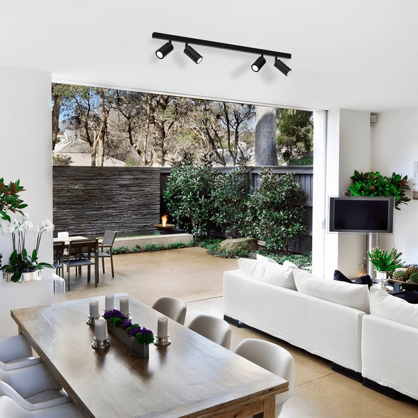 Lampa sufitowa Hudson MLP8797 do salonu metalowa biała