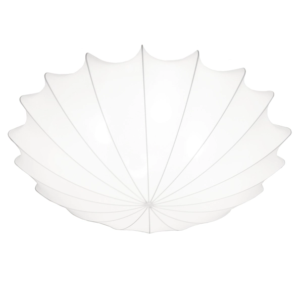 Designerski plafon abażurowy Form 9672 biała lampa nad łóżko