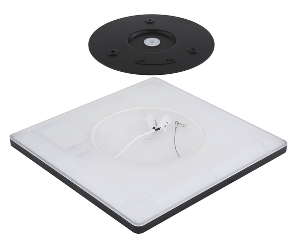 Plafon kwadratowy Sapana 41563-24B LED 24W 3000K square czarny