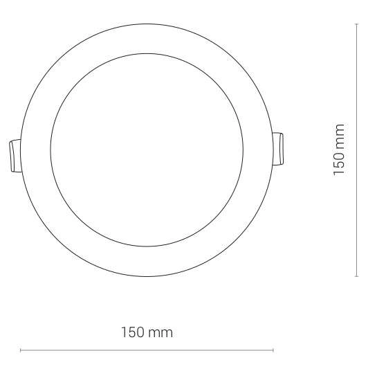 Sufitowa LAMPA wpust KOS 8778 Nowodvorski okrągła OPRAWA LED 10W 4000K łazienkowa IP44 biała