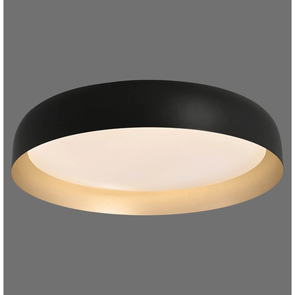 Okrągła lampa sufitowa Osko 14216-18 Just Light LED 36,5W 2700-5000K czarna