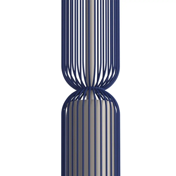 Sypialniana wisząca lampa CAMELEON SINGLES 12196 druciana granatowa