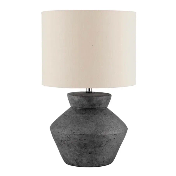 Geometryczna stołowa lampa TREVIRA LE45286 beżowy antracyt