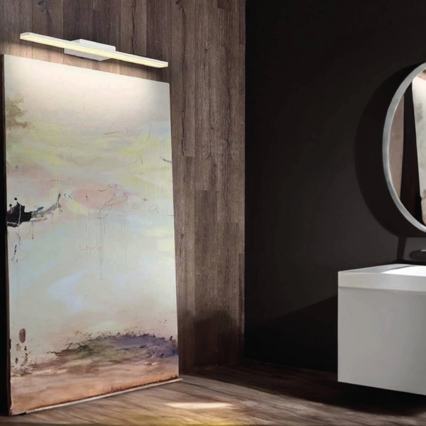 Lampa łazienkowa na ściane EPSILON AZ5695 Azzardo LED 27W 4000K IP44 biała