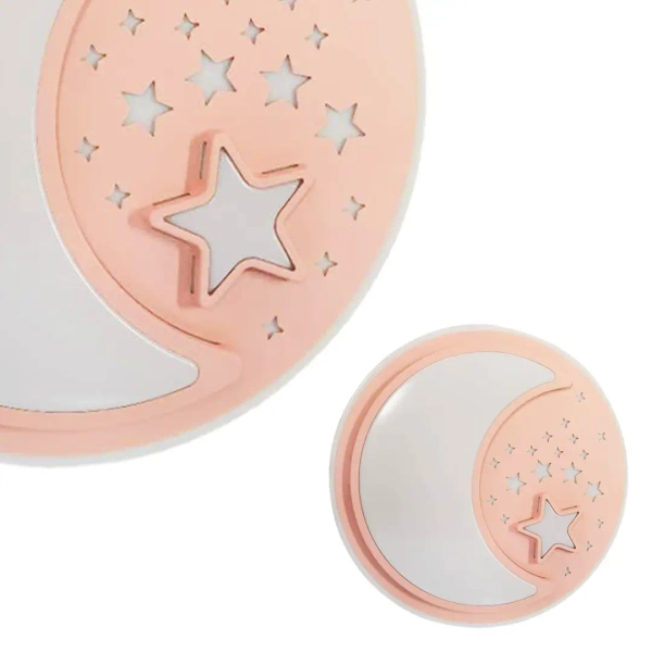 Dziecięcy plafon NOTE PINK ML6184 LED 40W 3000-6000K z pilotem różowy