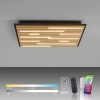 Sufitowa lampa sterowana pilotem Q-AKUSTIK brązowa 6423-79 1xLED 35W 2700-5000K kwadratowa