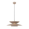 Salonowa lampa wisząca MAYUMI P0698 kaszmirowa metalowa LED 12W 3000K nad stół