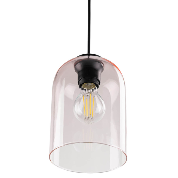 Lampa wisząca nad wyspę Molly 10296 zwis rurka różowa czarna