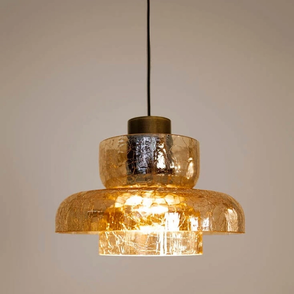 Wisząca lampa kopułowa SIGNATURE P0603 Maxlight LED 8W 3000K mosiądz przezroczysty