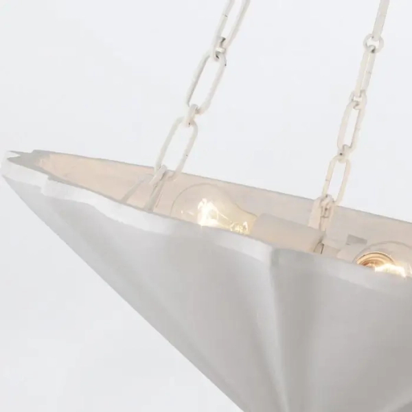 Wisząca lampa nad wyspę Martine QN-MARTINE-P-WHT na łańcuchu biały