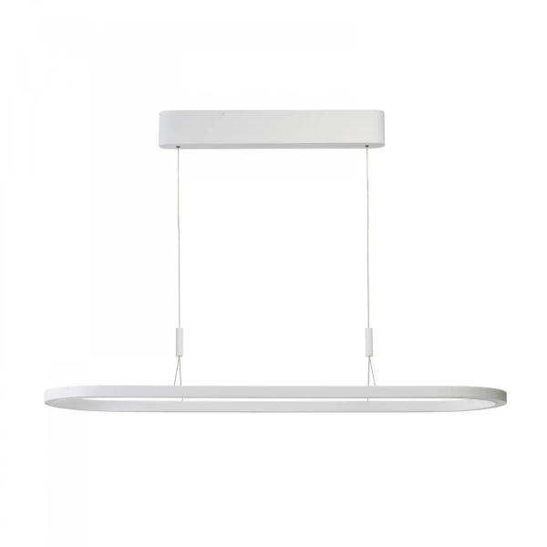 Ściemnialna do jadalni lampa wisząca nowoczesna LAYLA LED 50W 3000K AZ6754 biała