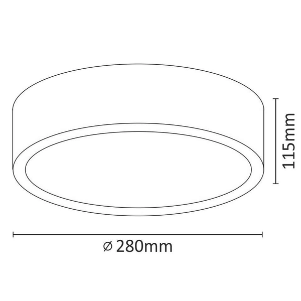 Plafon LAMPA sufitowa DIDI 307439 Polux okrągła OPRAWA kinkiet do pokoju dziecięcego multikolor