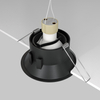 Sufitowe oczko podtynkowe Dot DL028-2-01B metalowe czarne