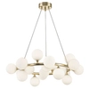 Kulista lampa wisząca Bobo P0462-20C-F7AA Zumaline balls złota