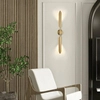 2-płomienna lampa ścienna Locca MSE010400225 złota