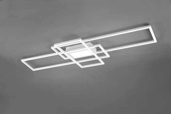 Przysufitowa lampa Irvine 620010431 ramki LED 60W pilot białe