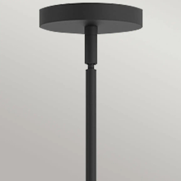 Potrójna wisząca lampa Remyck ALM-REMYCK3-BK stożki czarny