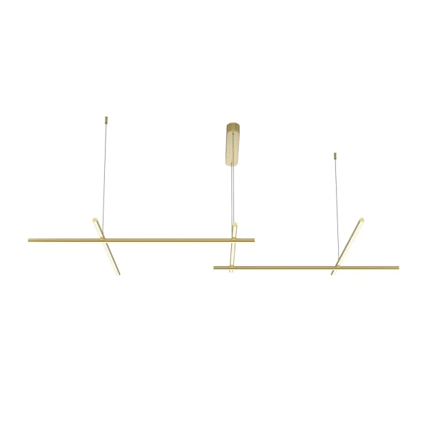 Modernistyczna lampa wisząca Radiance MOD278PL-L86G3K1 LED 80W 3000K złota