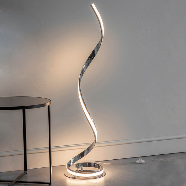 Salonowa lampa podłogowa Aria 76395 LED 23W 3000K chrom biały