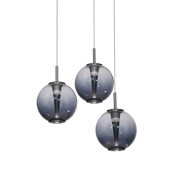 Regulowana lampa wisząca PURE E-INFINITY czarna szara 2222-15 3x7W 2200-5000K zmienna barwa
