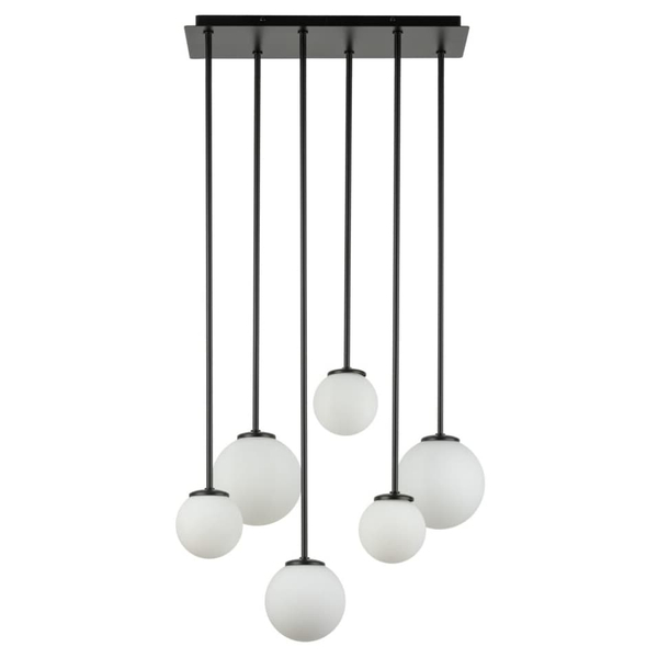 Sufitowa lampa szklane kule Tulia 33499 Sigma molekuły mleczne klosze