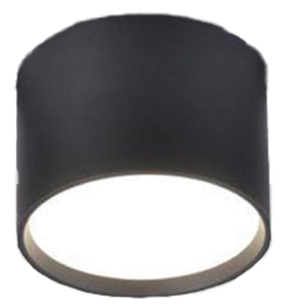Sufitowa lampa tuba Saga AZ5307 LED 8W do systemu szynowego 1-faz czarna 
