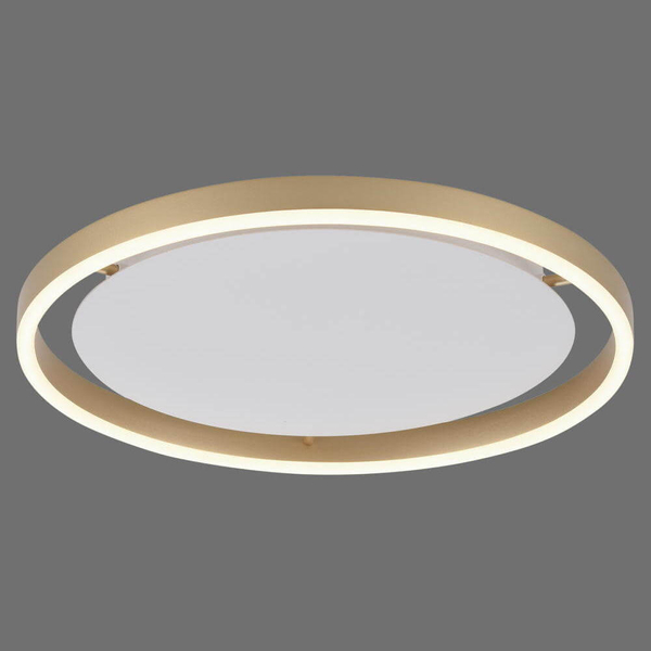 Ściemnialna lampa sufitowa Ritus 15391-60 Just Light LED 20W 3000K nad łóżko złota